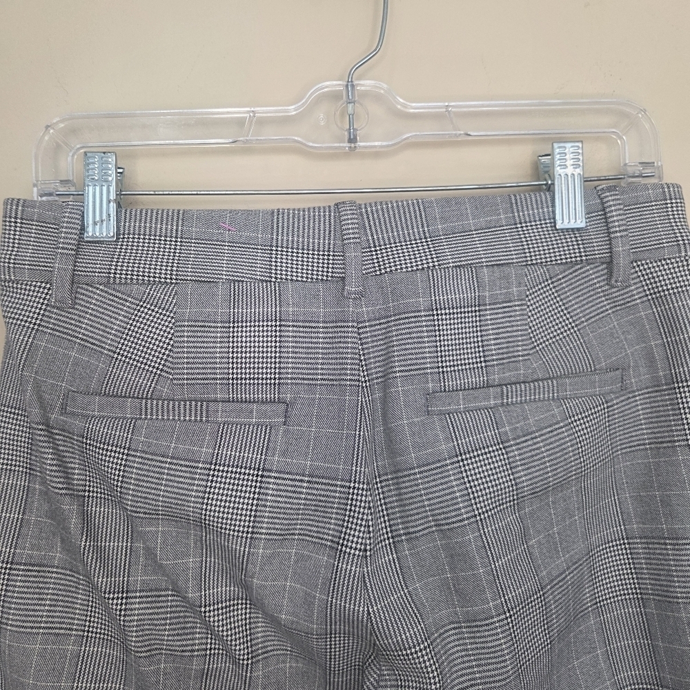 Gap Chatham Black White Houndstooth Glen Plaid Dress Ankle Pants 4 NWOT. - Picture 5 of 13